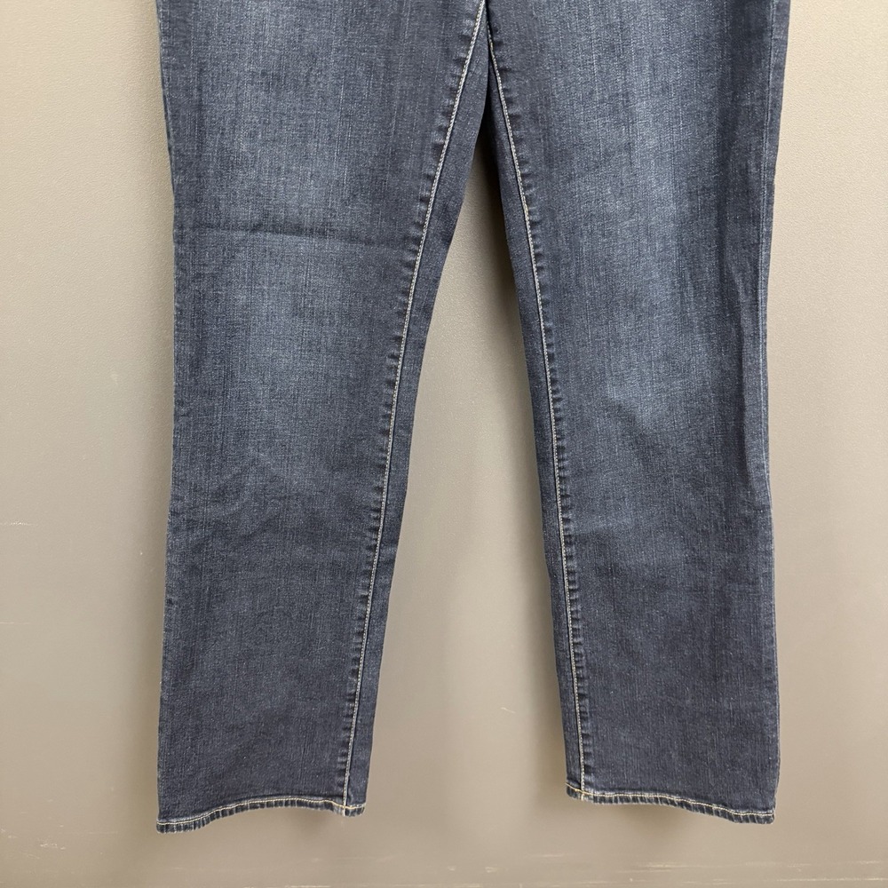 Talbots Barely Boot Jeans Women's Size 10 Dark Wash Waist 32 Inseam 31 - Picture 4 of 10
